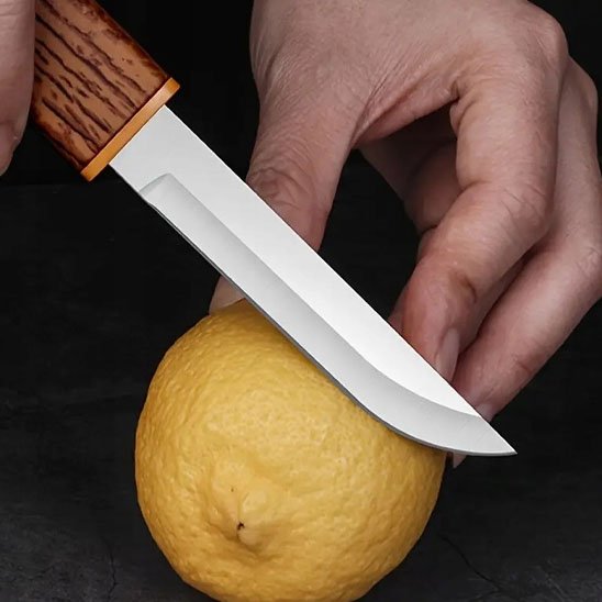 Double couteau cuisine professionnel | Acier inoxydable