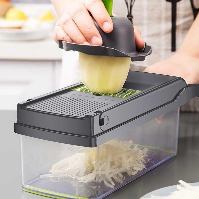 MandoSlicer™ | Mandoline - Cuisine | 12 en 1 - L'accès Cuisine