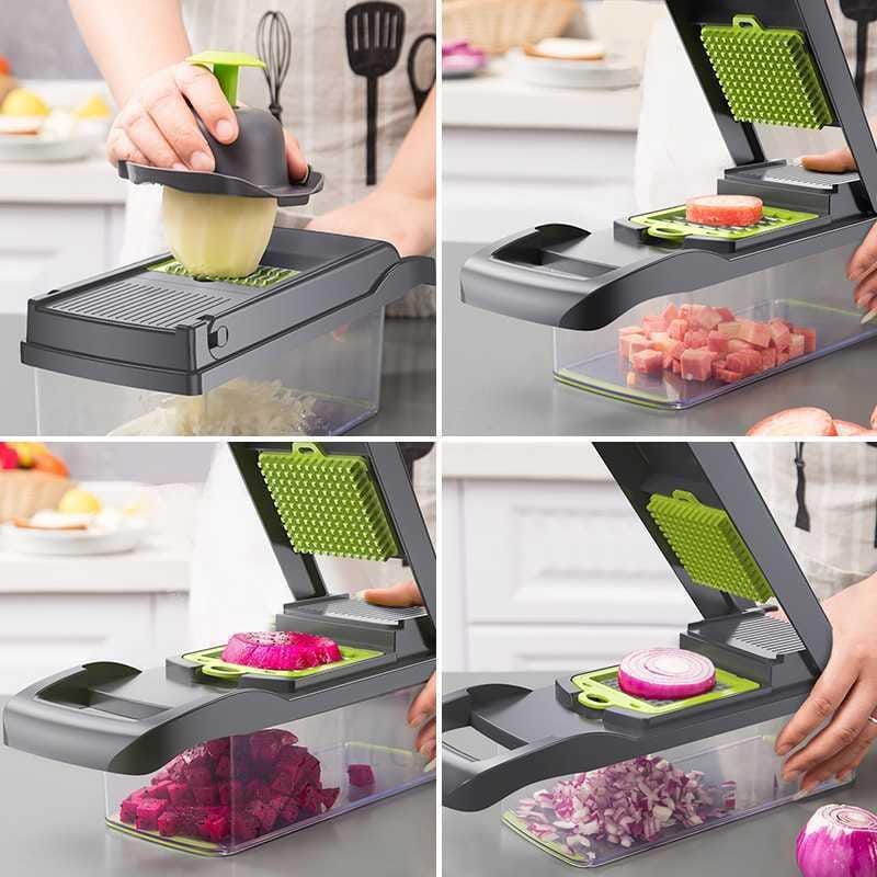 MandoSlicer™ | Mandoline - Cuisine | 12 en 1 - L'accès Cuisine